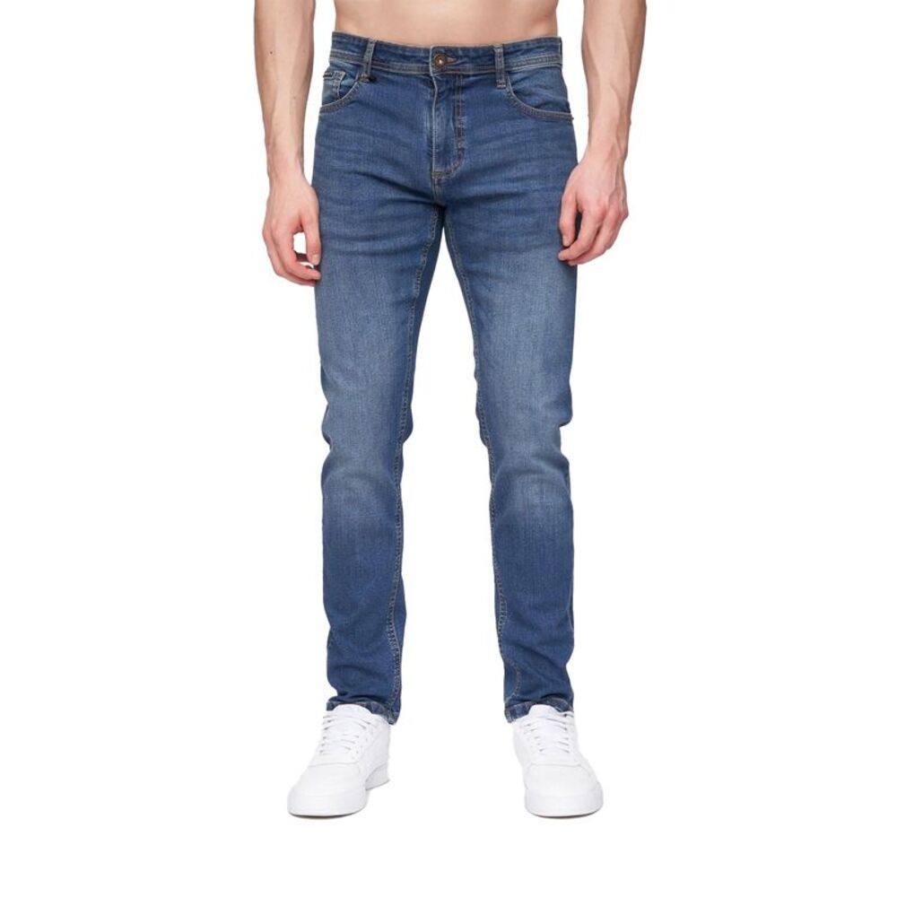 Henleys Mens Mayhen Slim Jeans / Stone Wash